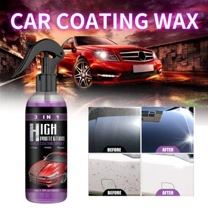 Rayhong 3 in 1 High Protection Hydrophobic Shine-Armor Car Coat Ceramic Coating Spray